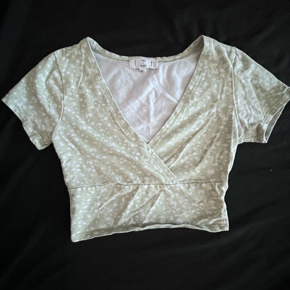 Green PacSun Crop Top